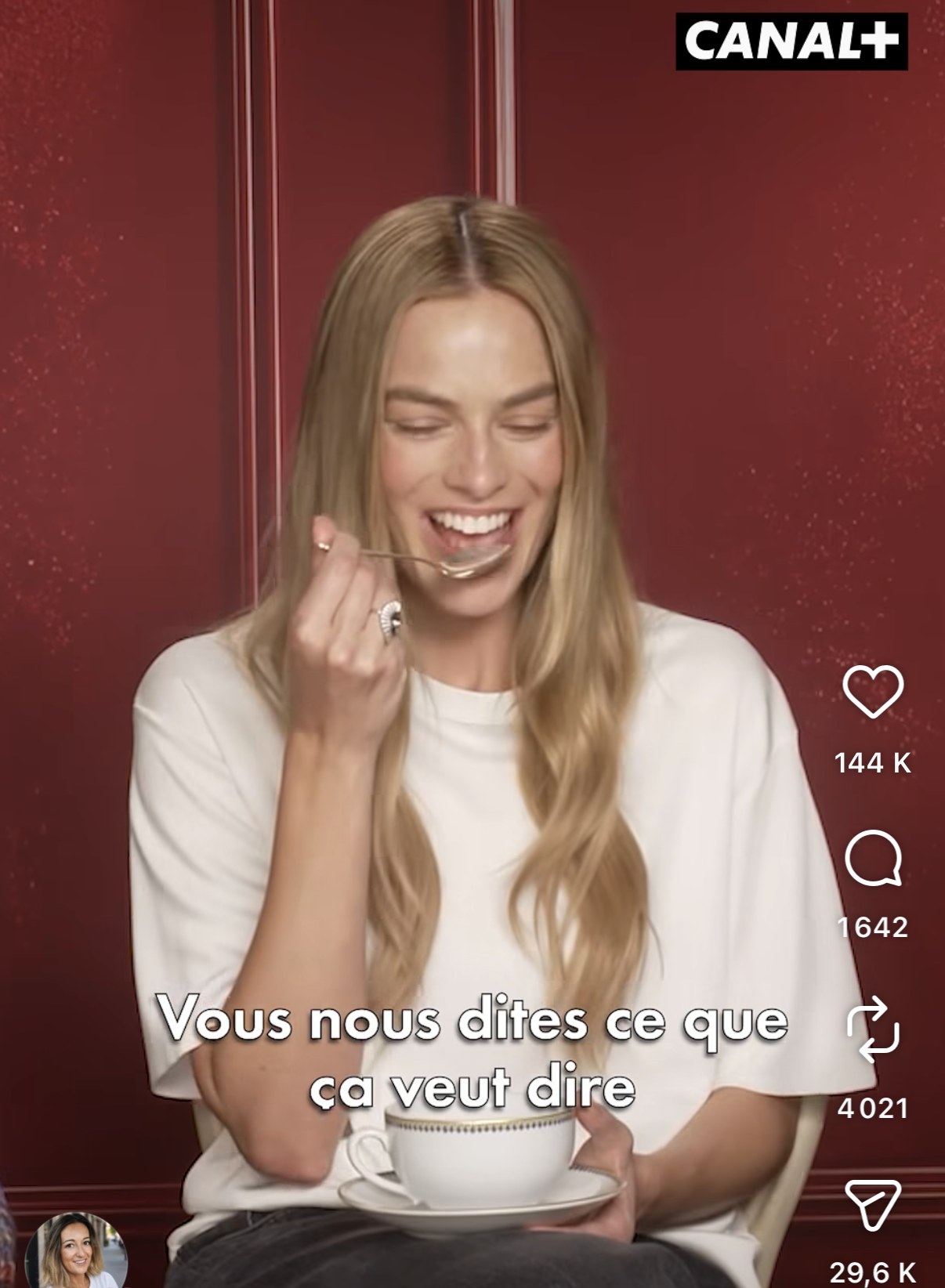 Une cuillère Monnette sur le plateau de Canal+
